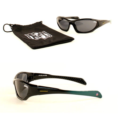 Blowout - Jacksonville Jaguars Sunglasses - QUAKE Style - KIDS - With Sunglass Bag - 12 Pair For $36.00 - Wholesale Jacksonville Jaguars Product - Jaguars Merchandise