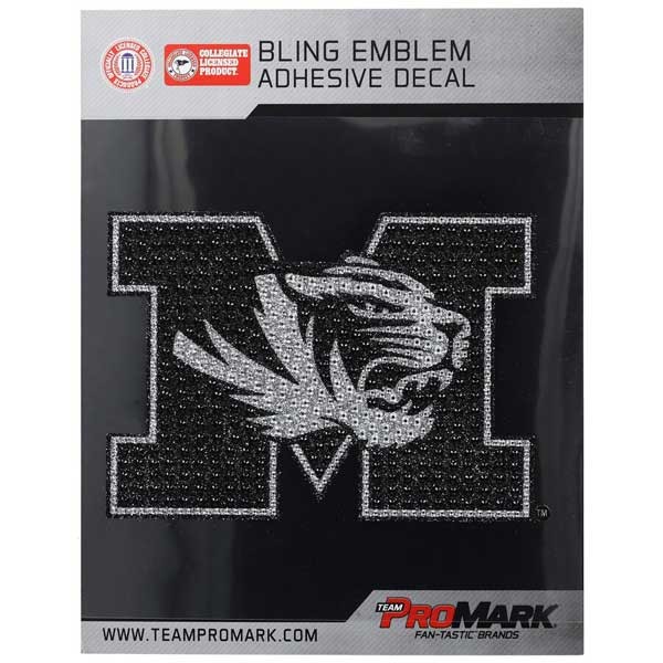 Missouri Tigers Gear - 4"x6" Bling Emblems - 12 For $12.00 - Missouri Tigers