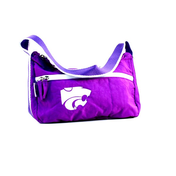Blowout - Kansas State Wildcats Handbags - Purple Hobo - White Zipper Style - 2 For $15.00 - Kansas State