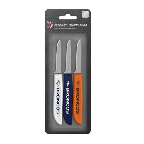 Denver Broncos - 3Pack Paring Knife Sets - 12 Sets For $42.00 - Wholesale Denver Broncos Products - Denver Merchandise 2