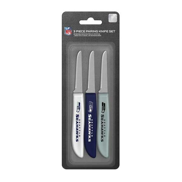 Seattle Seahawks Knives - 3Pack Paring Knife Sets - 12 Sets For $42.00 - Wholesale Seattle Seahawks Product - Seahawks Merchandise 2