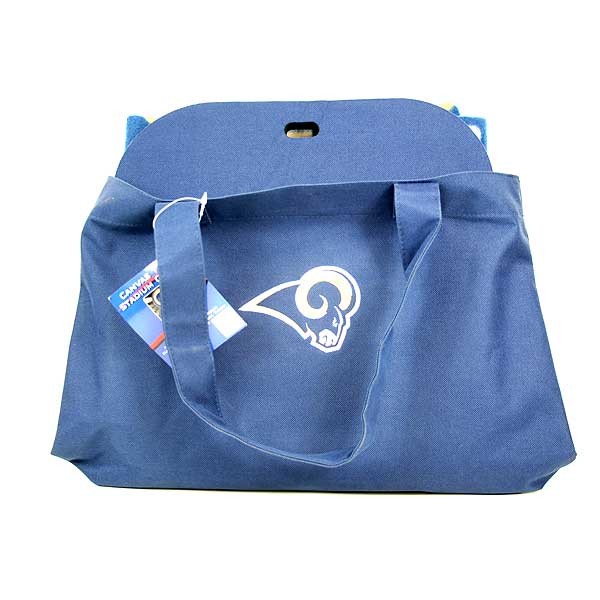 ST LOUIS Rams Gear - Stadium Kit - Tote Bag-Blanket-Stadium Cushion - 2 Sets For $10.00 - Wholesale Los Angeles Rams Products - Rams Merchandise 2
