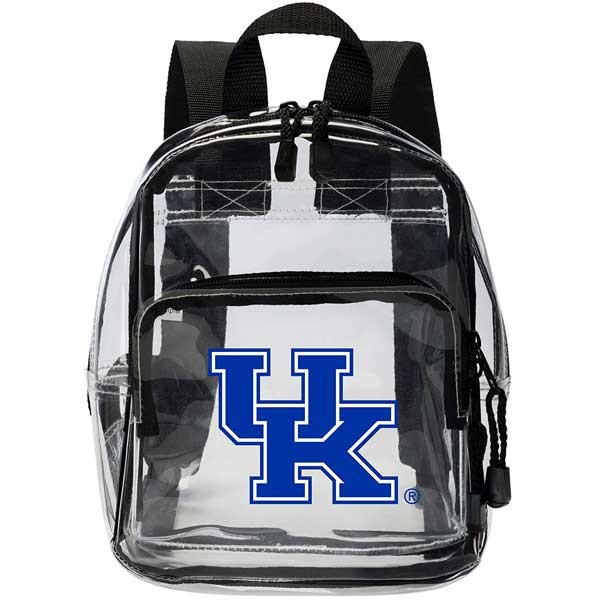Kentucky Wildcats Bags - Clear Stadium Mini Backpacks - 12 For $60.00 - Kentucky
