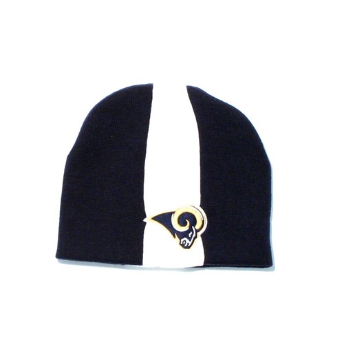 Blowout - Los Angeles Rams Beanies - YOUTH - Rams Skunk Beanies - 12 For $36.00 - Wholesale Los Angeles Rams Products - Rams Merchandise
