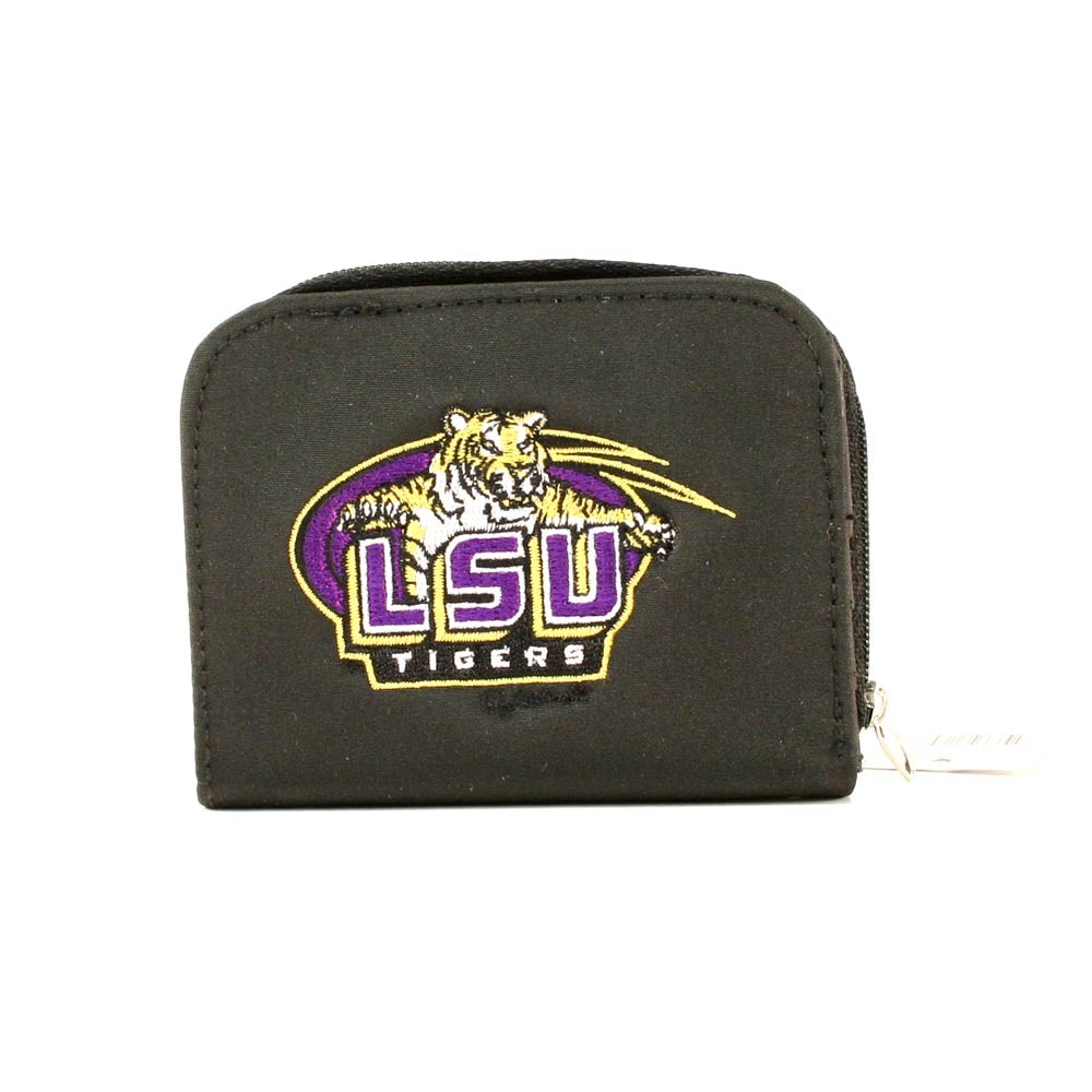 Blowout - LSU Tigers - Black Zippered Coin Purse - 12 For $24.00 - LSU