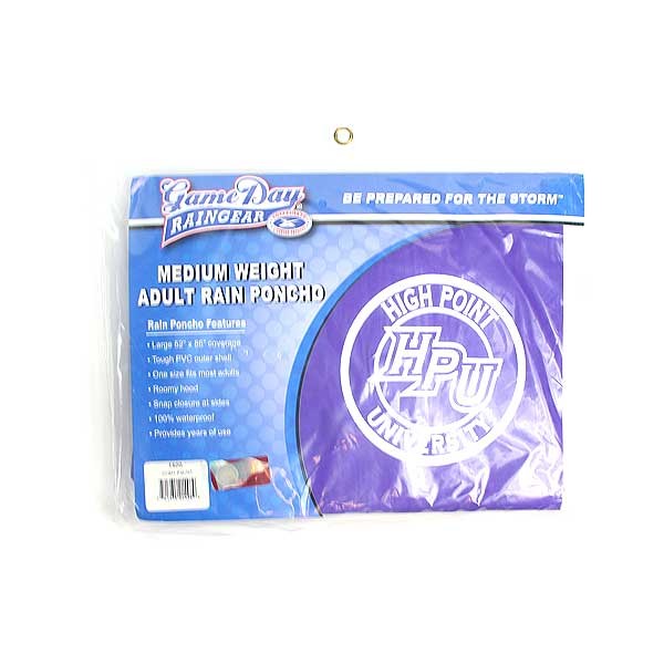 High Point University - Deluxe Re-Usable Poncho - 24 For $24.00 - Other Teams