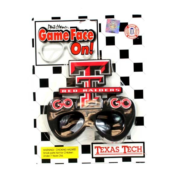 Texas Tech - Game Face Sunglasses - 12 For $30.00 - Texas Tech