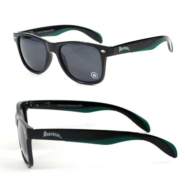 Seattle Mariners Sunglasses - 2Tone Polarized Retro Style - 12 Pair For $42.00 - Wholesale Seattle Mariners Products - Mariners Merchandise