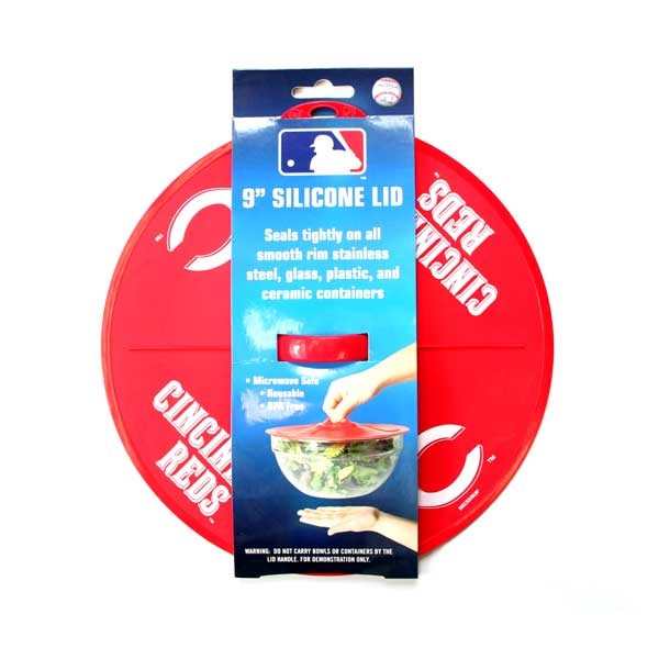 Cincinnati Reds Silicone Lids - 12 For $24.00 - Wholesale Cincinnati Reds Products - Reds Merchandise