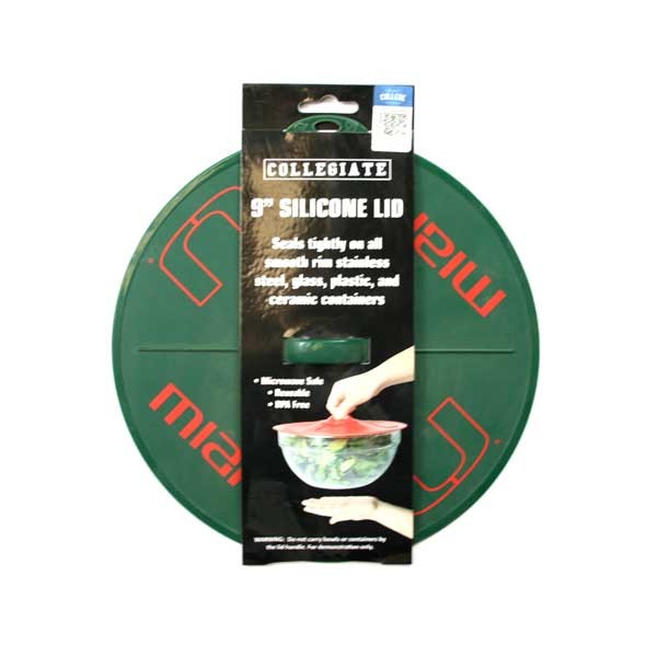 Miami Hurricanes Silicone Lids - 12 For $24.00 - Miami Hurricanes