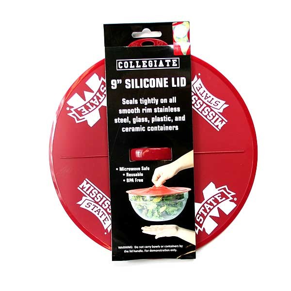 Mississippi State Bulldogs Silicone Lids - 12 For $24.00 - Mississippi State