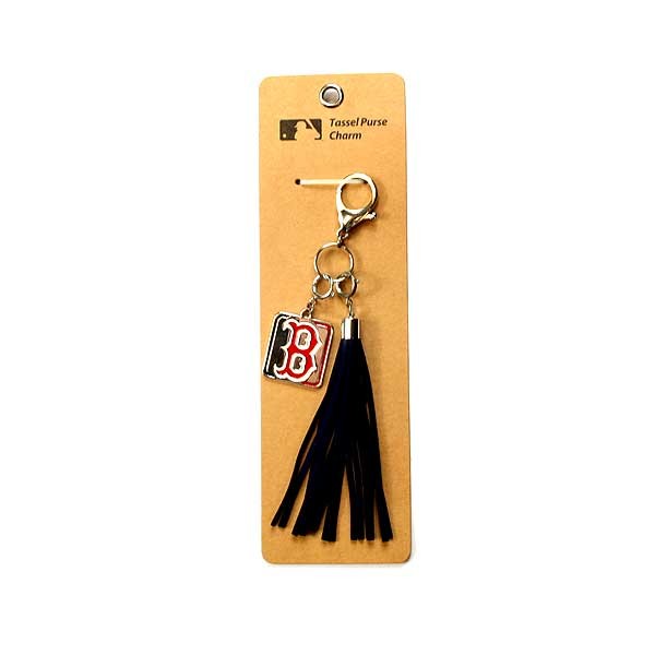 Boston Red Sox Keychains - Tassel Charms - 12 For $24.00 - Wholesale Boston Red Sox Products - Red Sox Merchandise
