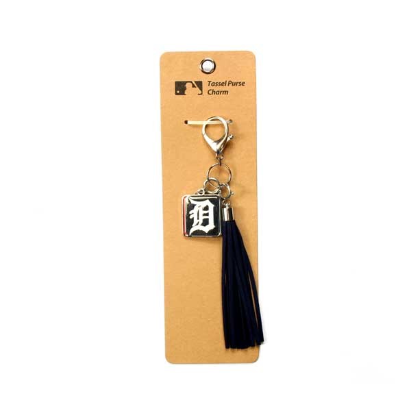 Detroit Tigers Keychains - Tassel Charms - 12 For $24.00 - Wholesale Detroit Tigers Products - Tigers Merchandise