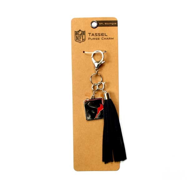 Houston Texans Keychains - Tassel Charms - 12 For $24.00 - Wholesale Houston Texans Products - Texans Merchandise