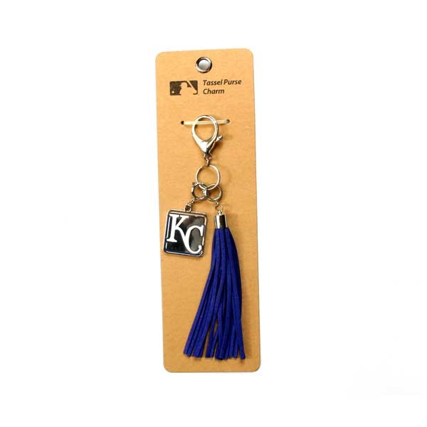 Kansas City Royals Keychains - Tassel Charms - 12 For $24.00 - Wholesale Kansas City Royals Products - Royals Merchandise