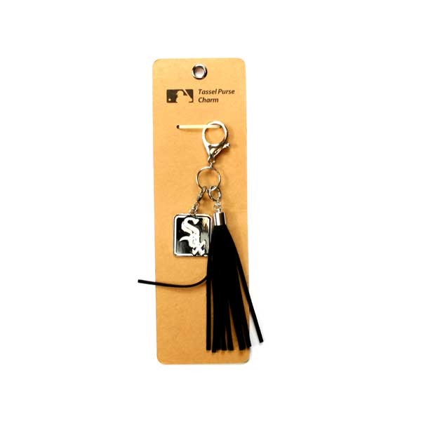 Chicago White Sox Tassel Keychains - 12 For $24.00 - Wholesale Chicago White Sox Products - White Sox Merchandise 2
