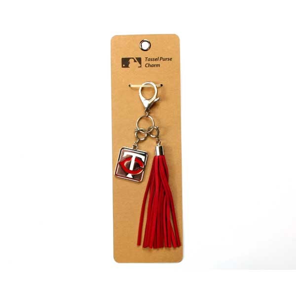 Minnesota Twins Keychains - Charm Tassel - 12 For $24.00 - Wholesale Minnesota Twins Products - Twins Merchandise