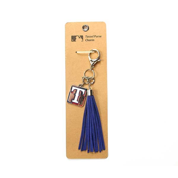 Texas Rangers Keychains - Charm Tassel - 12 For $24.00 - Wholesale Texas Rangers Products - Rangers Merchandise