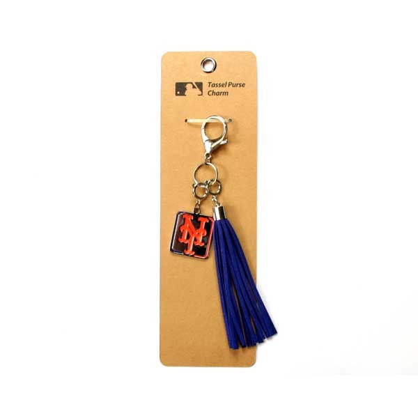 New York Mets Keychains - Tassel Style - 12 For $24.00 - Wholesale New York Mets Products - Mets Merchandise