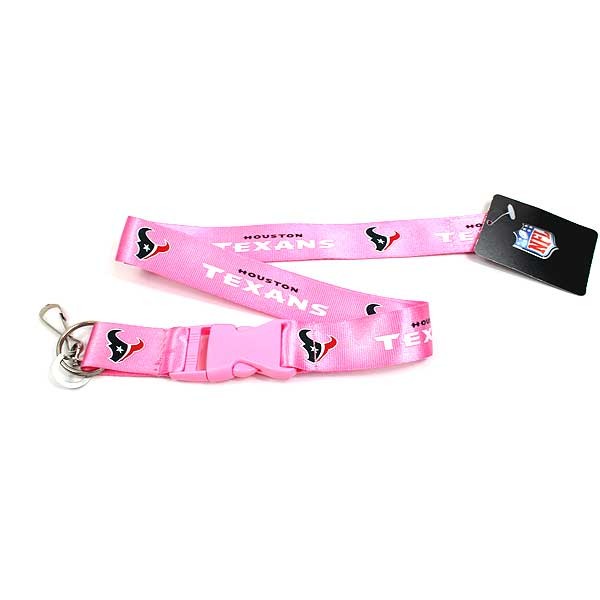 Houston Texans Lanyards - Lobster Style - 12 For $30.00 - Wholesale Houston Texans Products - Texans Merchandise