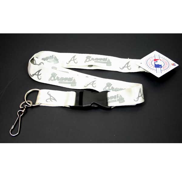 Atlanta Braves Lanyards - Glacier Style - 12 For $30.00 - Wholesale Atlanta Braves Product - Braves Merchandise