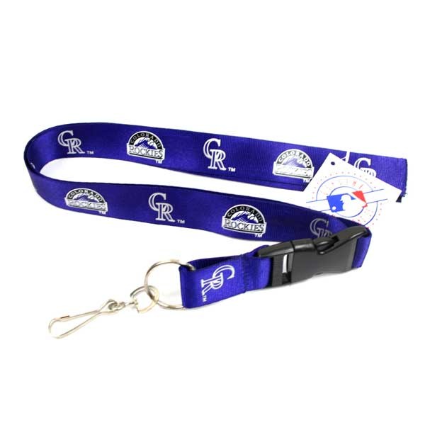 Colorado Rockies Lanyards - Purple Lob Style - 12 For $30.00 - Wholesale Colorado Rockies Products - Rockies Merchandise 2