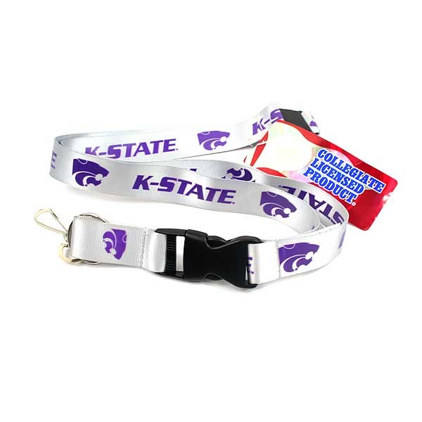 Kansas State Lanyards - Gray 2Sided - 12 For $30.00 - Kansas State