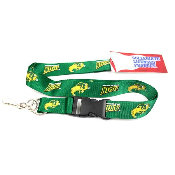 NDSU Bisons - Green Lob Style Lanyards - 12 For $30.00 - North Dakota State