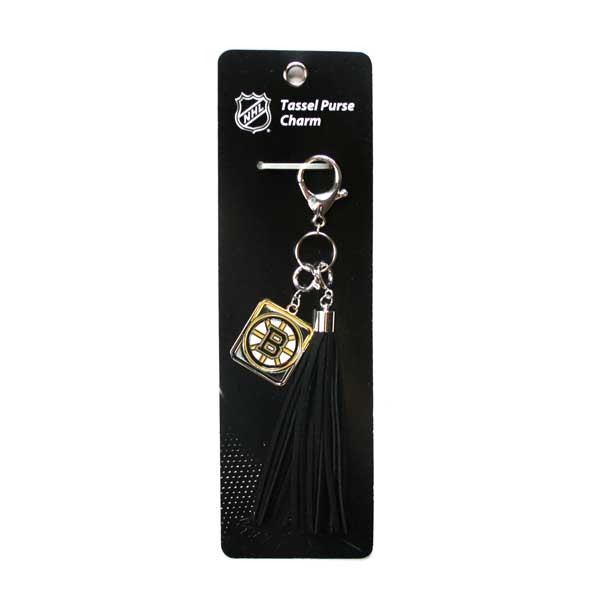 Boston Bruins Gear - Tassel Keychains - 12 For $24.00 - Boston Bruins