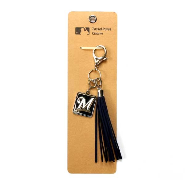 Milwaukee Brewers Gear - Tassel Keychains - 12 For $24.00 - Wholesale Milwaukee Brewers Products - Brewers Merchandise