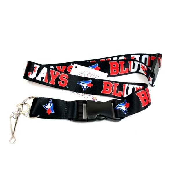 Toronto Blue Jays Lanyards - Red White Blue - 12 For $30.00 - Wholesale Toronto Blue Jays Products - Blue Jays Merchandise