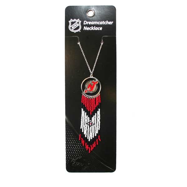 New Jersey Devils Necklaces - Dream Catcher - 6 For $21.00 - New Jersey Devils