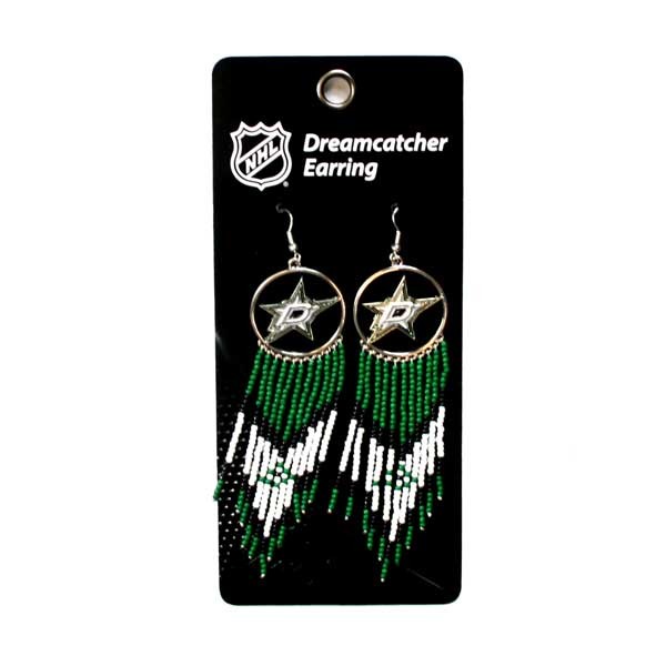 Dallas Stars Earrings - The Dream Catcher Series - 6 For $21.00 - Dallas Stars