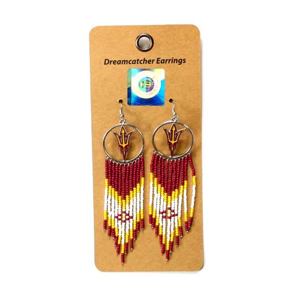 Arizona State Earrings - The Dream Catcher Series - 6 Pair For $21.00 - Arizona State