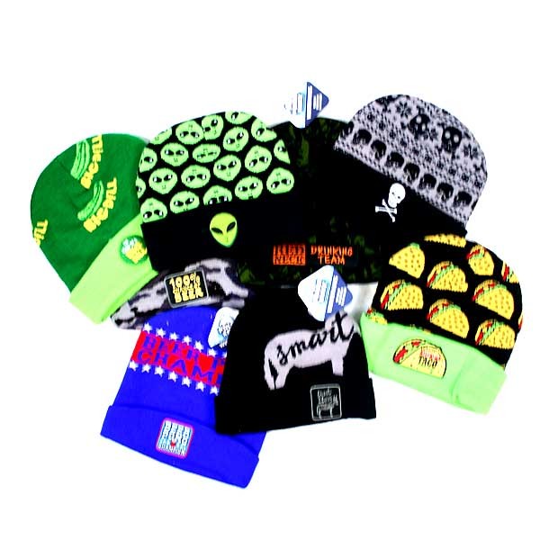 Wholesale Winter Knits - Assorted Novelty Style - May Not Be As Pictured - 12 For $42.00