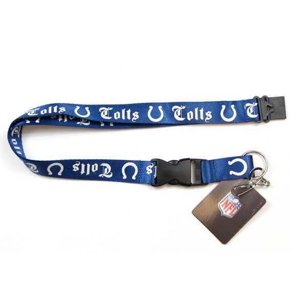 Indianapolis Colts Lanyards - Blue Old English Style - 6 For $18.00 - Wholesale Indianapolis Colts Products - Colts Merchandise 2