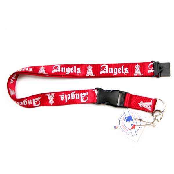 Los Angeles Angels Lanyards - Old English Style - 6 For $18.00 - Wholesale Los Angeles Angels Products - Angels Merchandise
