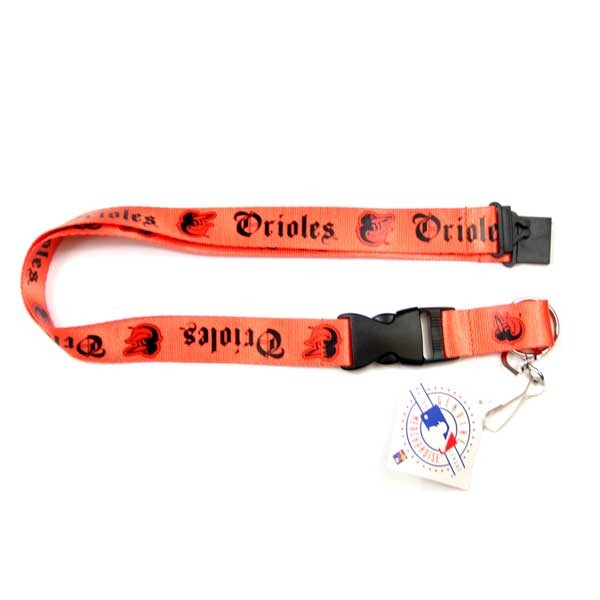 Baltimore Orioles Lanyards - Orange Old English Style - 6 For $18.00 - Wholesale Baltimore Orioles Products - Orioles Merchandise