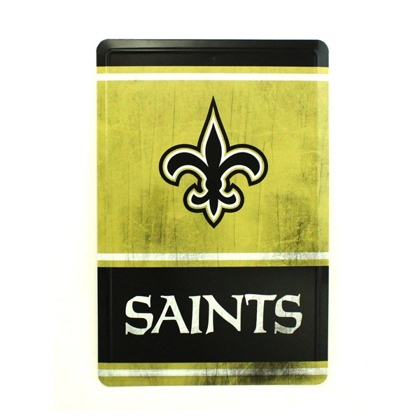 Blowout - New Orleans Saints Tin Signs - 12"x8" - 12 For $36.00 - Wholesale New Orleans Saints Product - Saints Merchandise