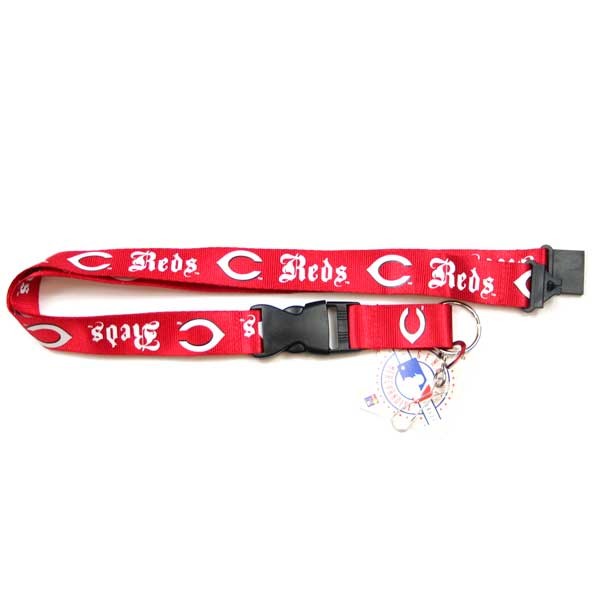 Cincinnati Reds Lanyards - Old English Style - 6 For $18.00 - Wholesale Cincinnati Reds Products - Reds Merchandise