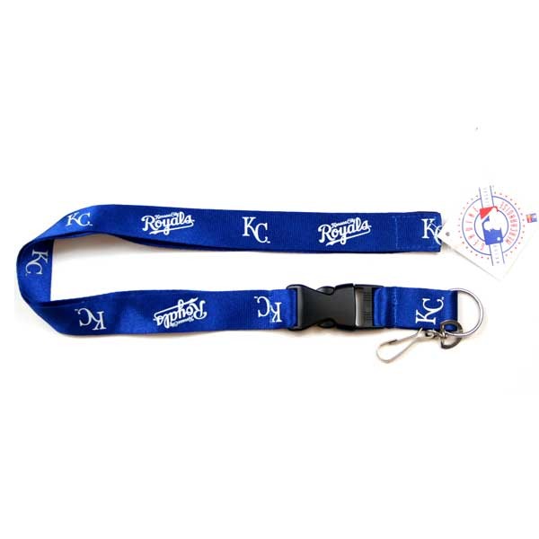 Kansas City Royals Lanyards - 2Sided Team Color Blue - 6 For $18.00 - Wholesale Kansas City Royals Products - Royals Merchandise