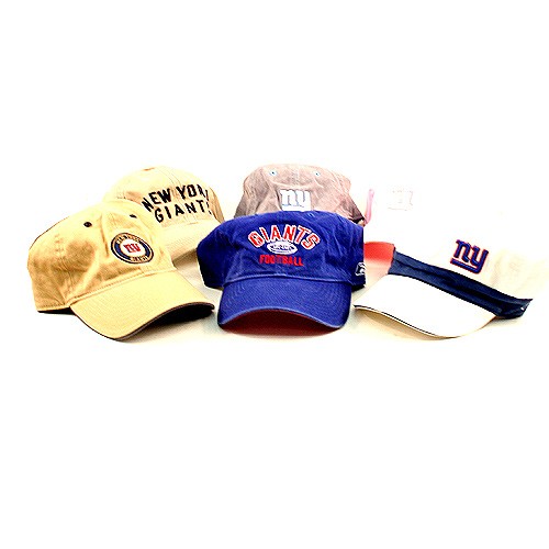 Blowout - New York Giants Caps - Assorted - (May not be as pictured) - 12 Caps For $60.00 - Wholesale New York Giants Product - Giants Merchandsie