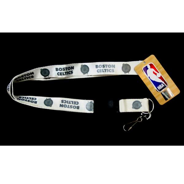 Boston Celtics Lanyards - White Glacier Style - 6 For $18.00 - Boston Celtics