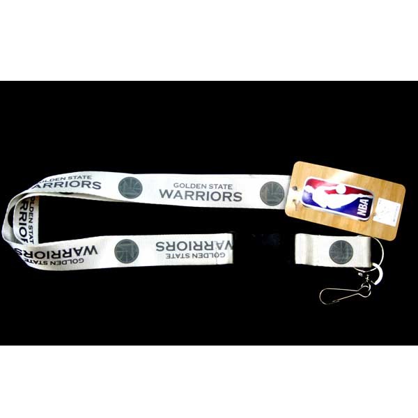 Golden State Warriors Lanyards - White Glacier Style - 6 For $18.00 - Golden State Warriors