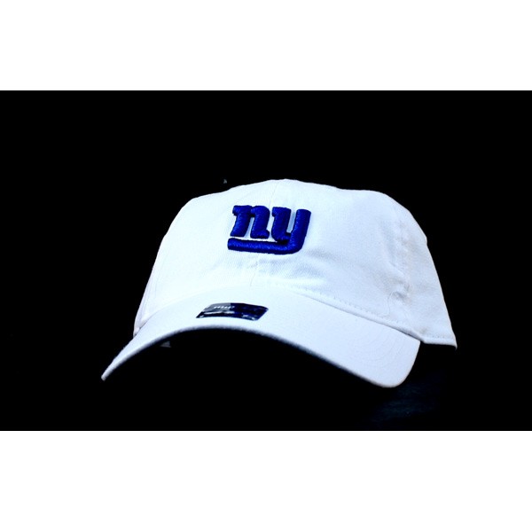 Blowout - New York Giants Caps - Classic White Slouch WOMENS Caps - 12 For $60.00 - Wholesale New York Giants Product - Giants Merchandsie