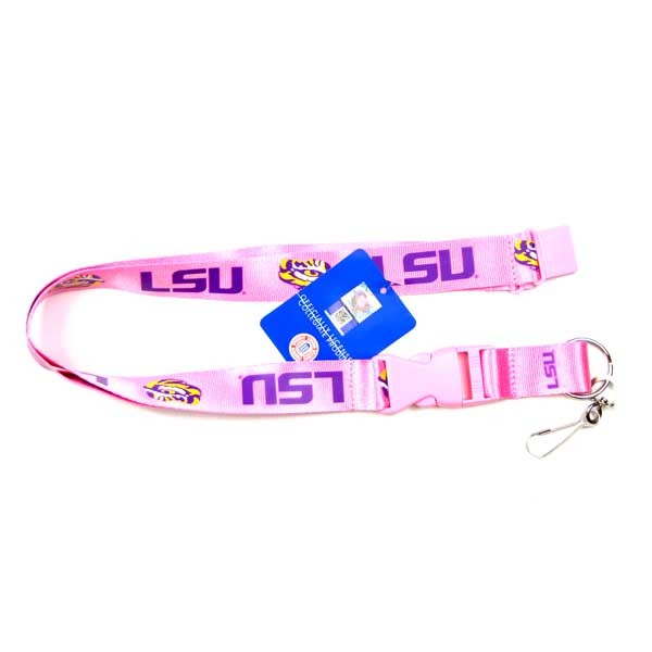 LSU Tigers - Premium Pink Lanyards - 6 For $15.00 - LSU