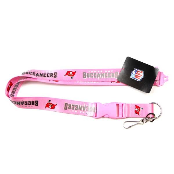 Tampa Bay Buccaneers - Premium Pink Lanyards - 6 For $15.00 - Wholesale Tampa Bay Buccaneers Products - Buccaneers Merchandise