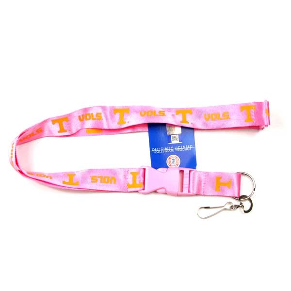 Tennessee Volunteers - Premium Pink Lanyards - 6 For $15.00 - Tennessee VOLS