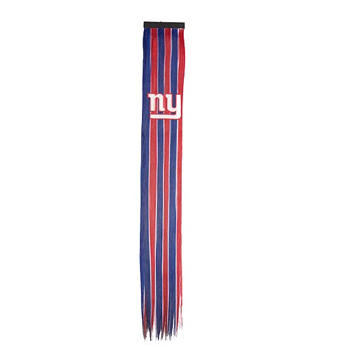 Blowout - New York Giants Fan Gear - Fan Hair Extensions - 12 For $24.00 - Wholesale New York Giants Product - Giants Merchandsie 2