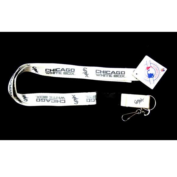 Chicago White Sox Lanyards - White Glacier Style - 6 For $18.00 - Wholesale Chicago White Sox Products - White Sox Merchandise 2